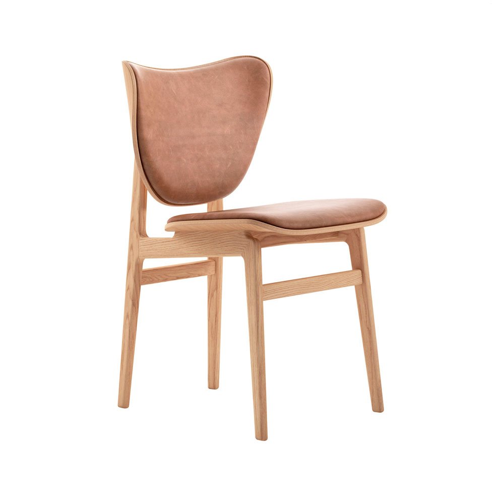 NORR11 Elephant Dining Chair Natural Frame Leather NORR11