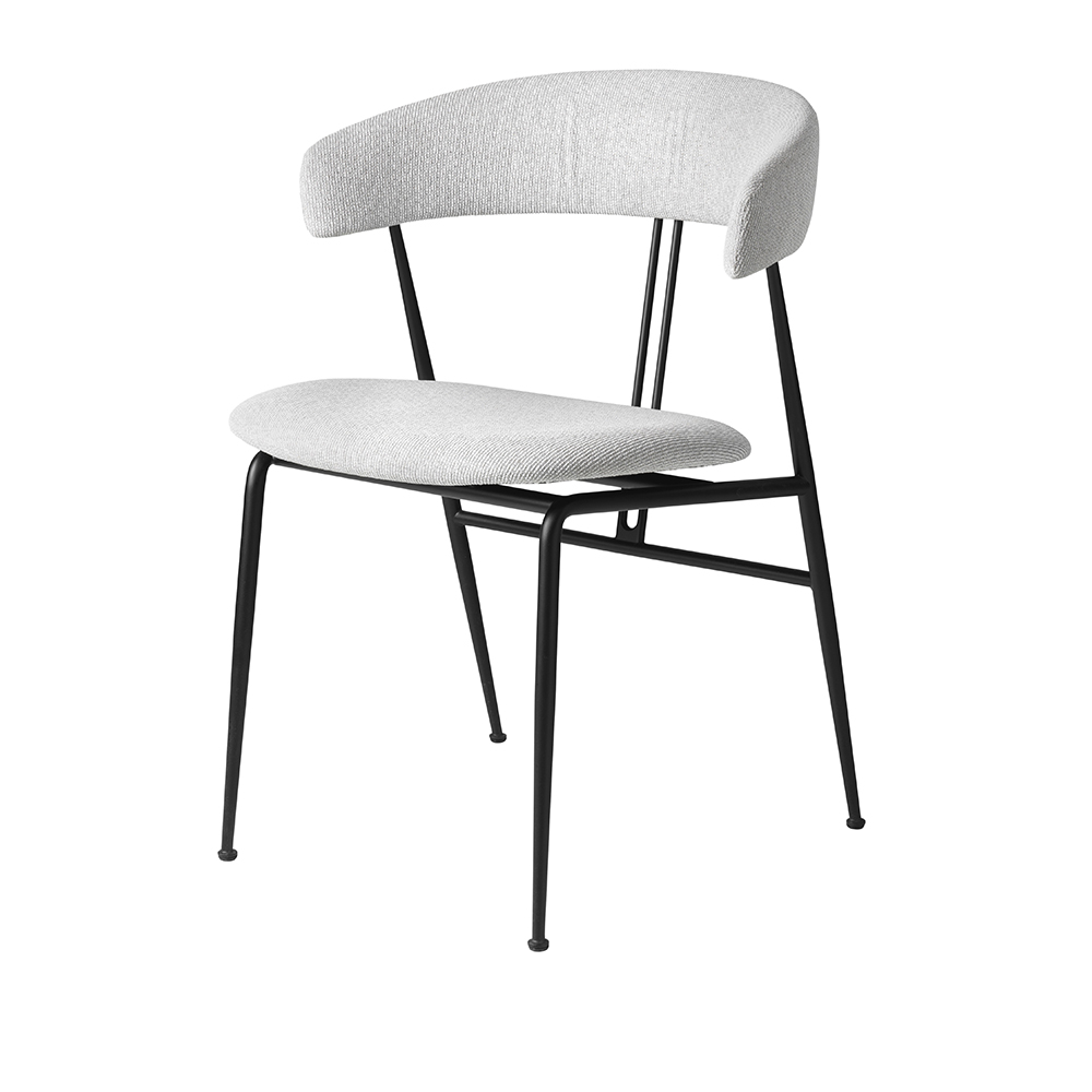Gubi - Violin Dining Chair | Fully upholstered - Gubi - Paustian