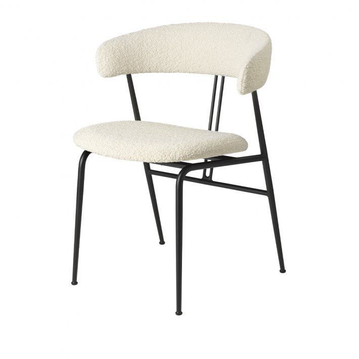 Gubi - Violin Dining Chair | Fully upholstered - Gubi - Paustian