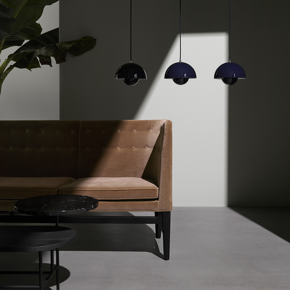 Tradition Verner Panton Flowerpot Vp1 Matt Schwarz