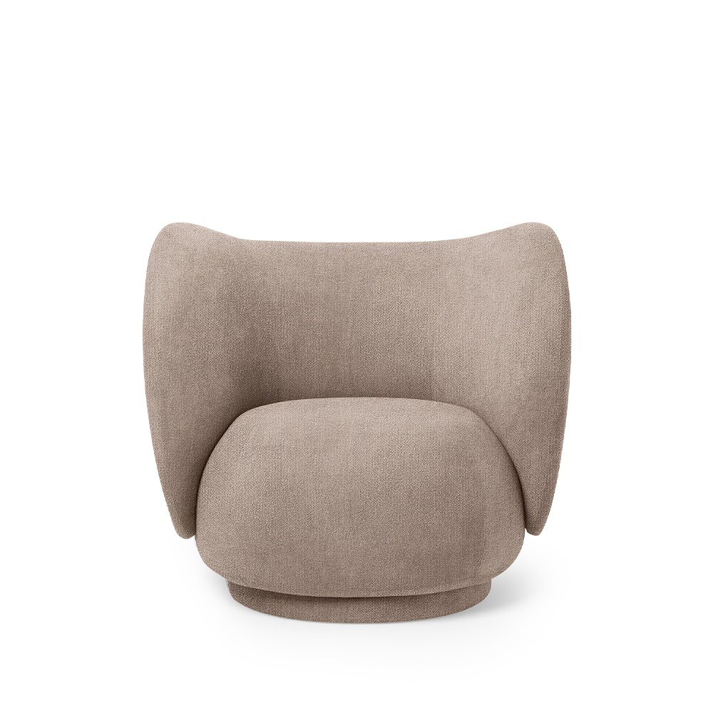 Ferm Living - Rico Lounge Chair | Bouclé - Ferm Living - Paustian