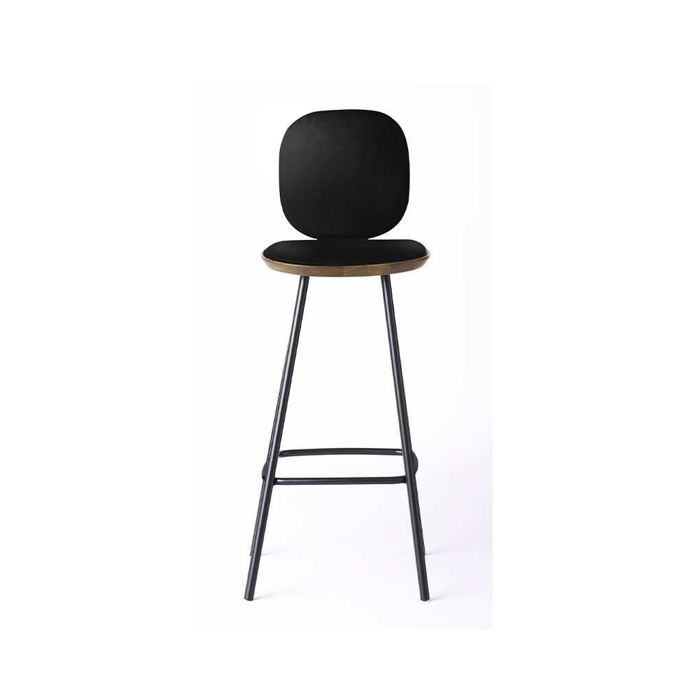 Brdr Kruger Pauline Comfort Bar Stool Metal Legs Brdr Kruger Designdelicatessen Aps